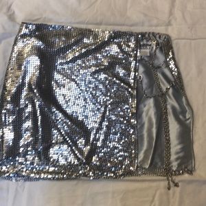 90s/Y2K Rave Chain Skirt
